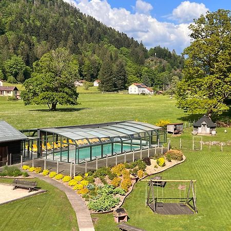 Gite Roche Des Ducs Avec Piscine Toute L'Annee, Spa, Sauna, Hammam Rochesson Exteriör bild